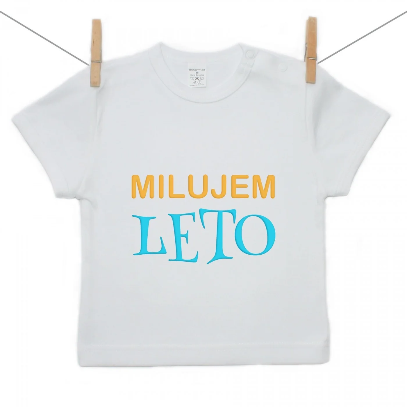 Boodyy Tričko s krátkym rukávom Milujem leto Veľkosť: 122
