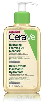 CERAVE Hydratačný čistiaci penivý olej 236ml 1×236 ml, čistiaci penivý olej
