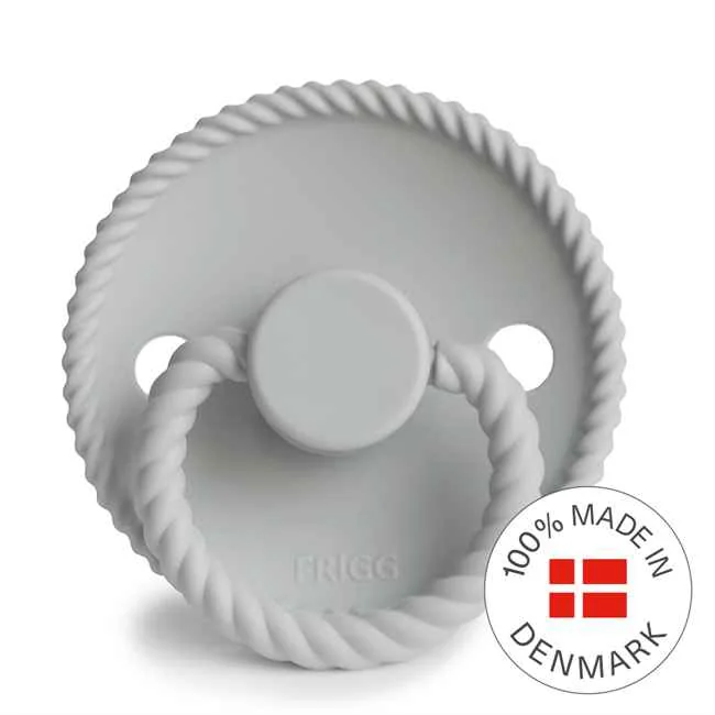 FRIGG Rope silikónový cumlík Silver Gray,  +6m 1×1 ks, cumlík