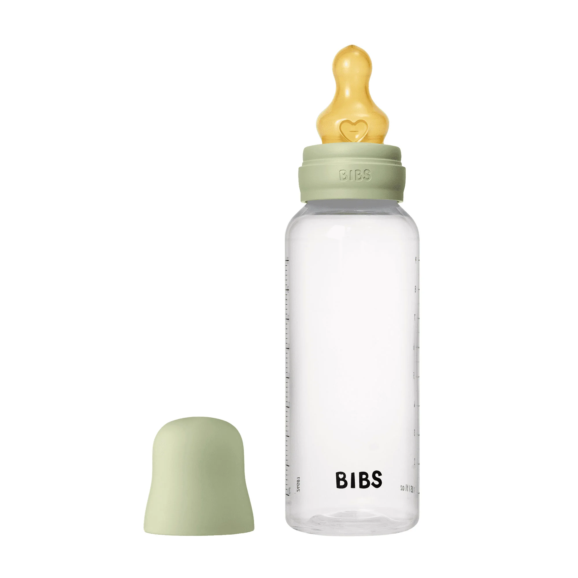 BIBS antikoliková fľaša s kaučukovým cumlíkom 270ml - Blush