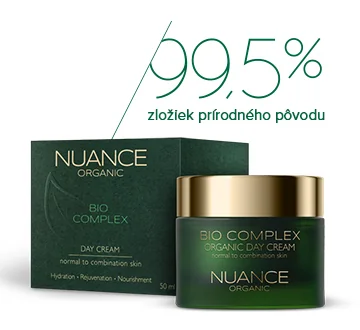 NUANCE ORGANIC denný krém - normálna a zmiešaná pleť, 50ml 1×50 ml, denný krém pre normálnu a zmiešanú pleť