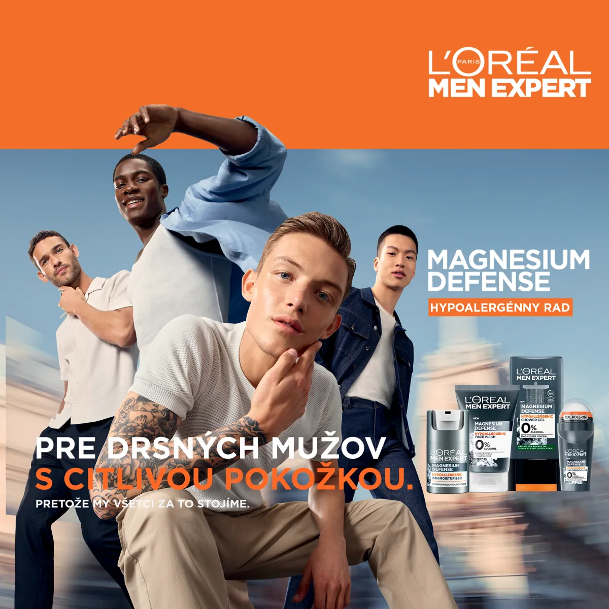 L'Oreal Men Expert Magnesium Defense denný krém 1×50 ml, denný krém