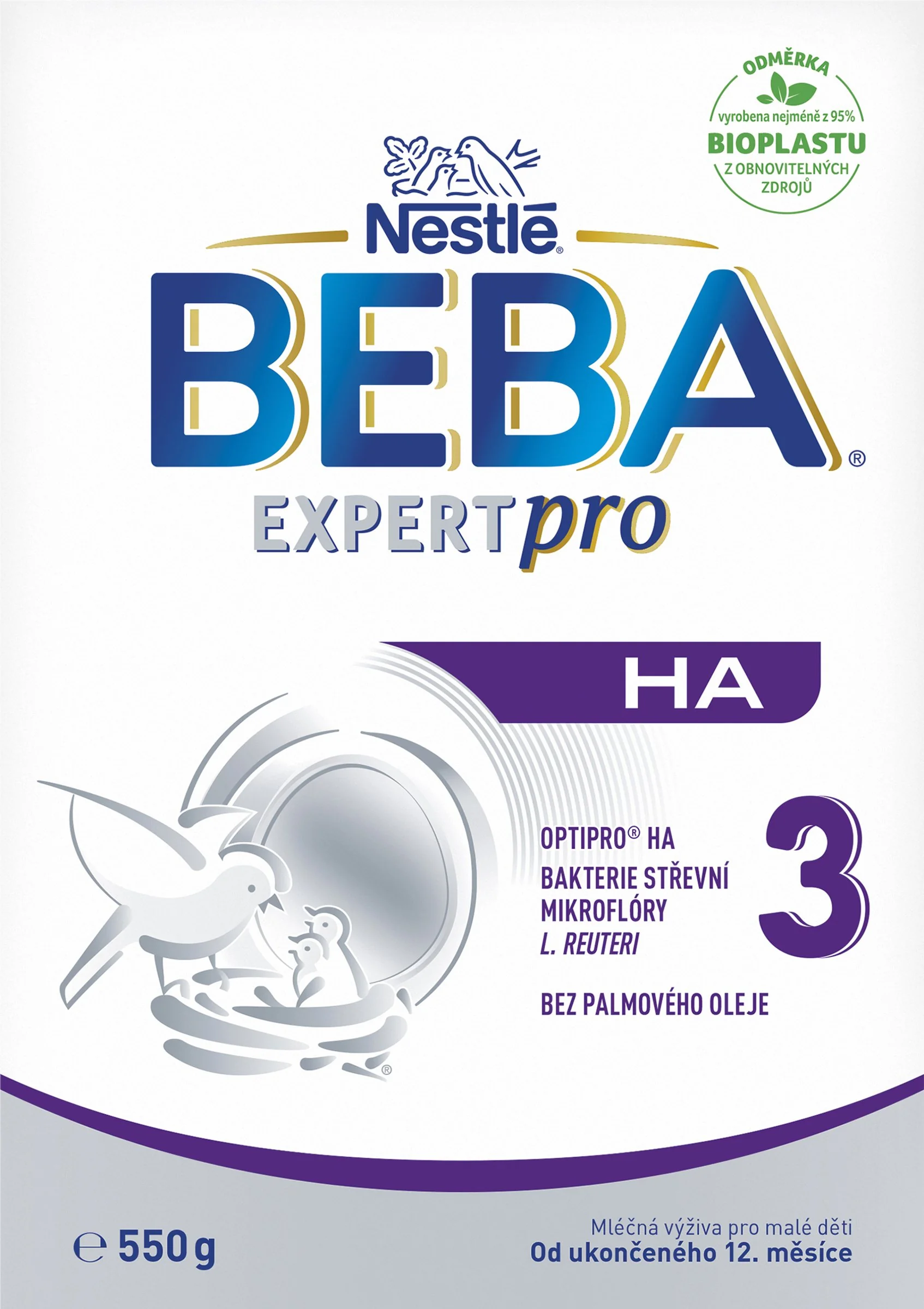 BEBA EXPERT pro HA 3 1×550 g, mliečna výživa pre malé deti (od ukonč. 12. mesiaca)