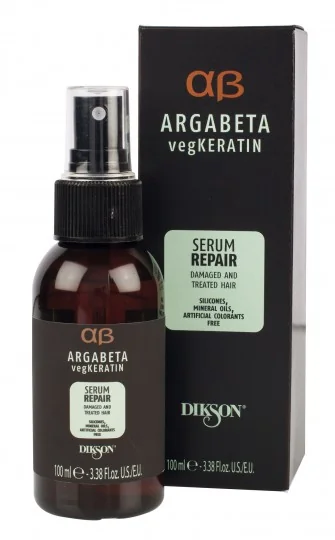 DIKSON - Opravné sérum  ArgaBeta vegKeratin 100 ml S HYDROLYZOVANOU RYŽOU A SÓJOVÝMI BIELKOVINAMI (RASTLINNÝ KERATÍN)