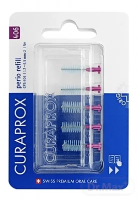CURAPROX CPS 406 perio refill fialová 1×5 ks