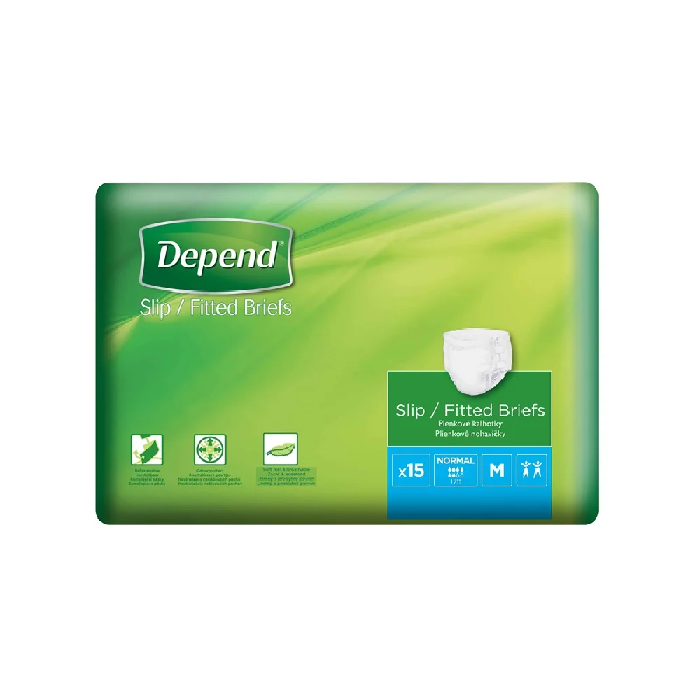 Depend® Slip Normal M 15 ks