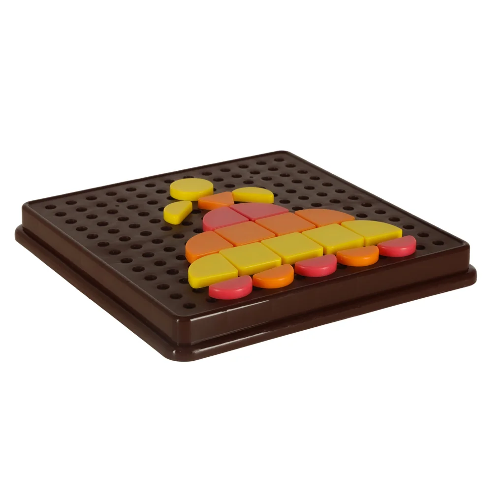Mozaika pre deti – 170 kociek, doska 24,5×24,5 cm