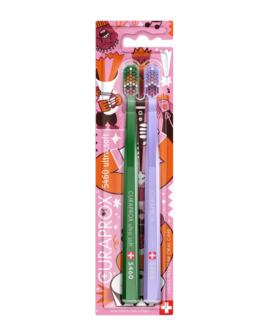 Curaprox CS 5460 ultrasoft Koledová edícia, 2 ks v balení 2 ks