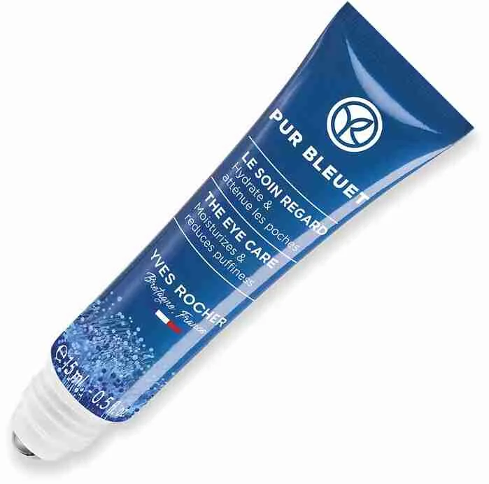Yves Rocher Upokojujúca starostlivosť proti opuchom v okolí očí PUR BLEUET 1×15 ml, starostlivosť proti opuchom v okolí očí