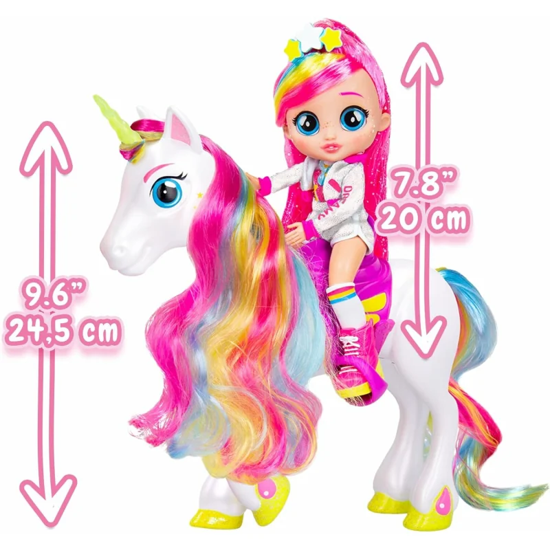 IMC Toys Cry Babies BFF bábika Dreamy jednorožec