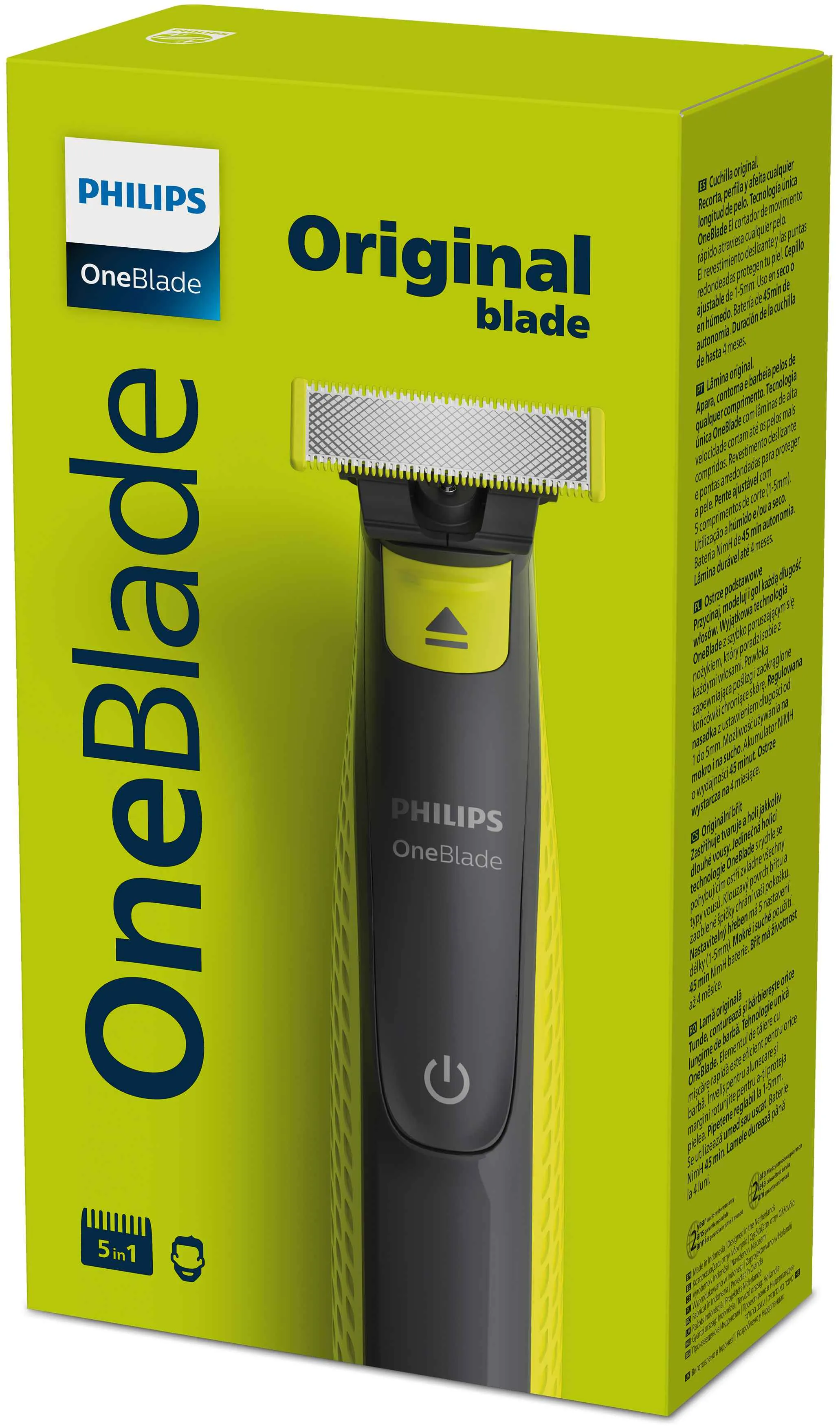 Philips OneBlade na tvár QP2721/20 1×1 ks, holiaci strojček