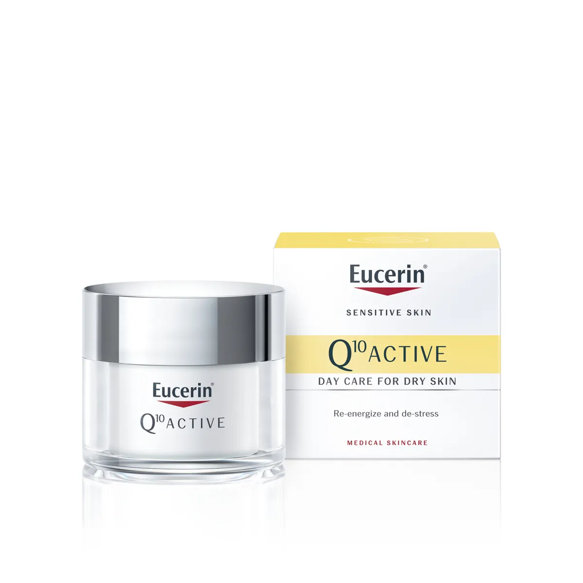 Eucerin Q10 ACTIVE denný krém proti vráskam 1×50 ml, pre citlivú pokožku
