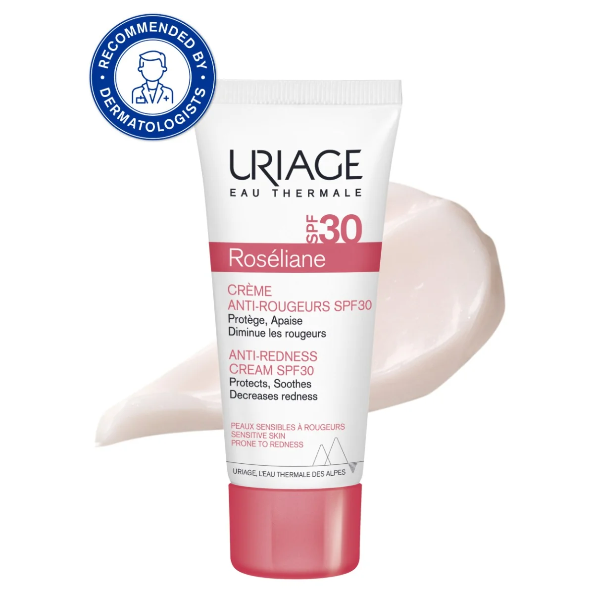 URIAGE ROSÉLIANE Anti-Redness Cream SPF30, 40ml 1×40 ml, tónovací krém pre pokožku so začervenaním