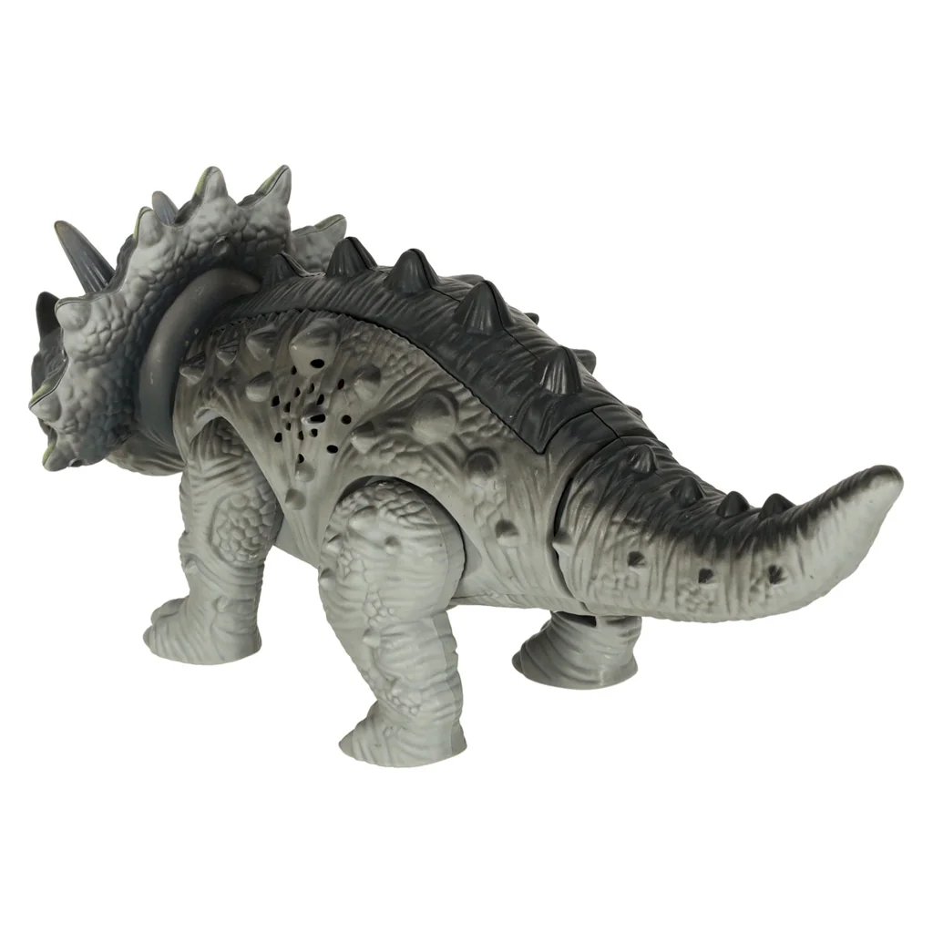 Dinosaurus RC Triceratops na diaľkové ovládanie chodí svieti revú