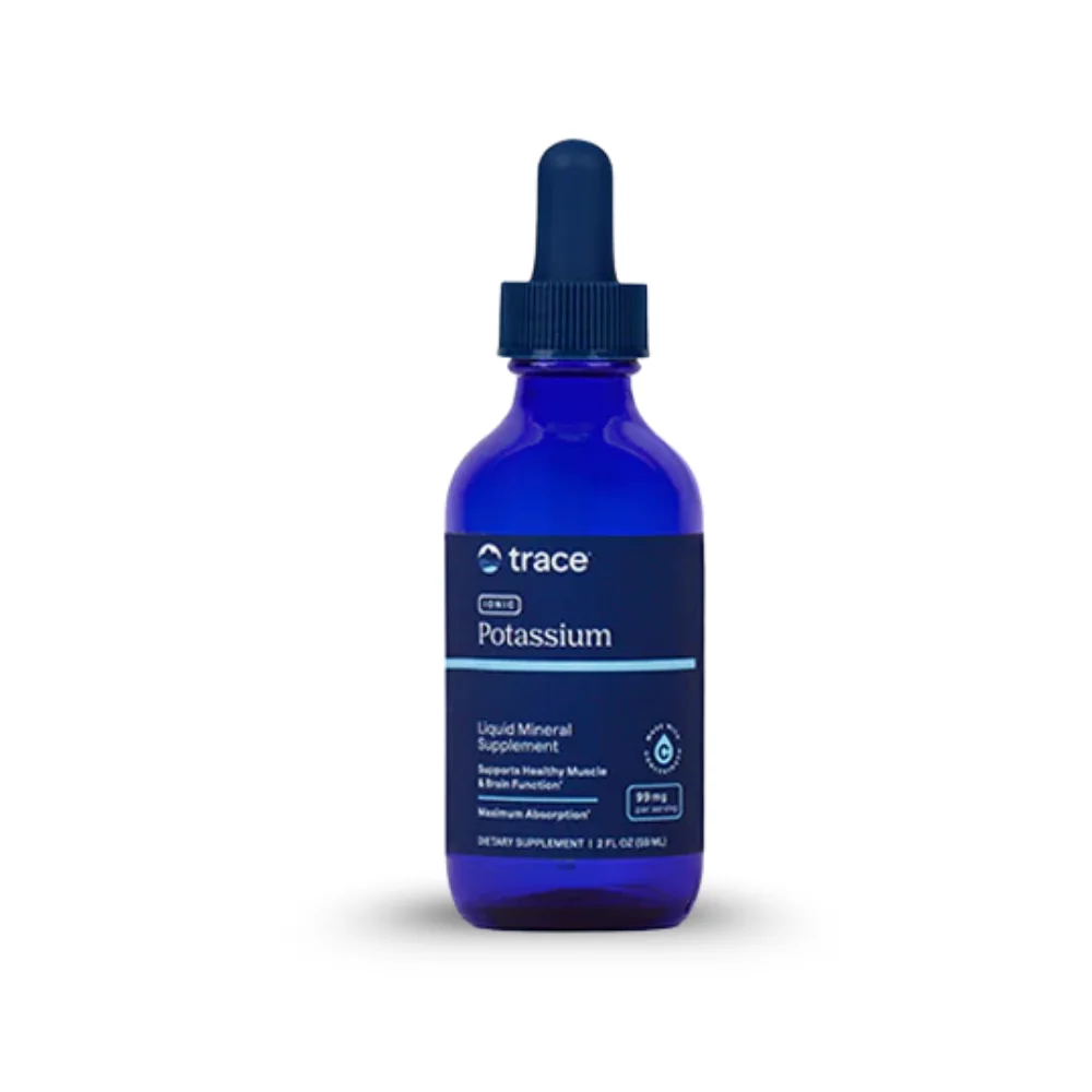 Trace Minerals Iontový Draslík + Stopové minerály ConcenTrace®, 59 ml
