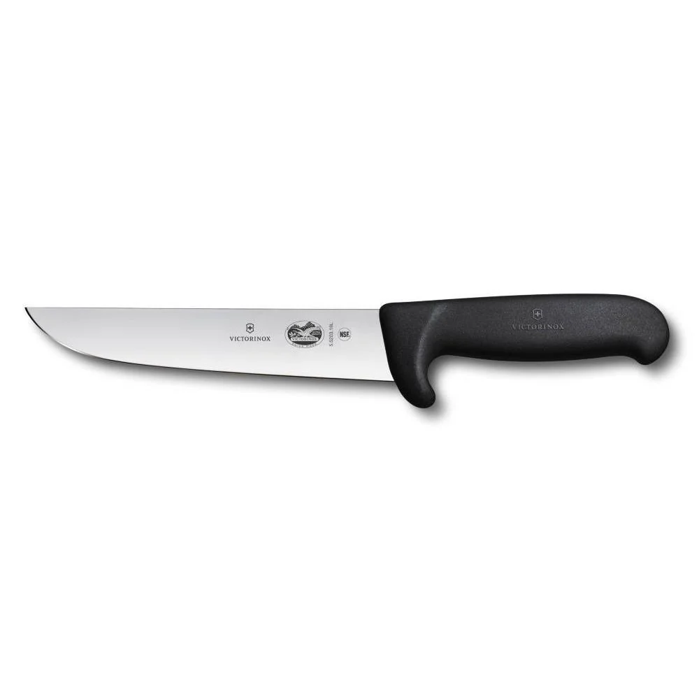 Victorinox mäsiarsky nôž 18 cm, Safety Grip, čierna