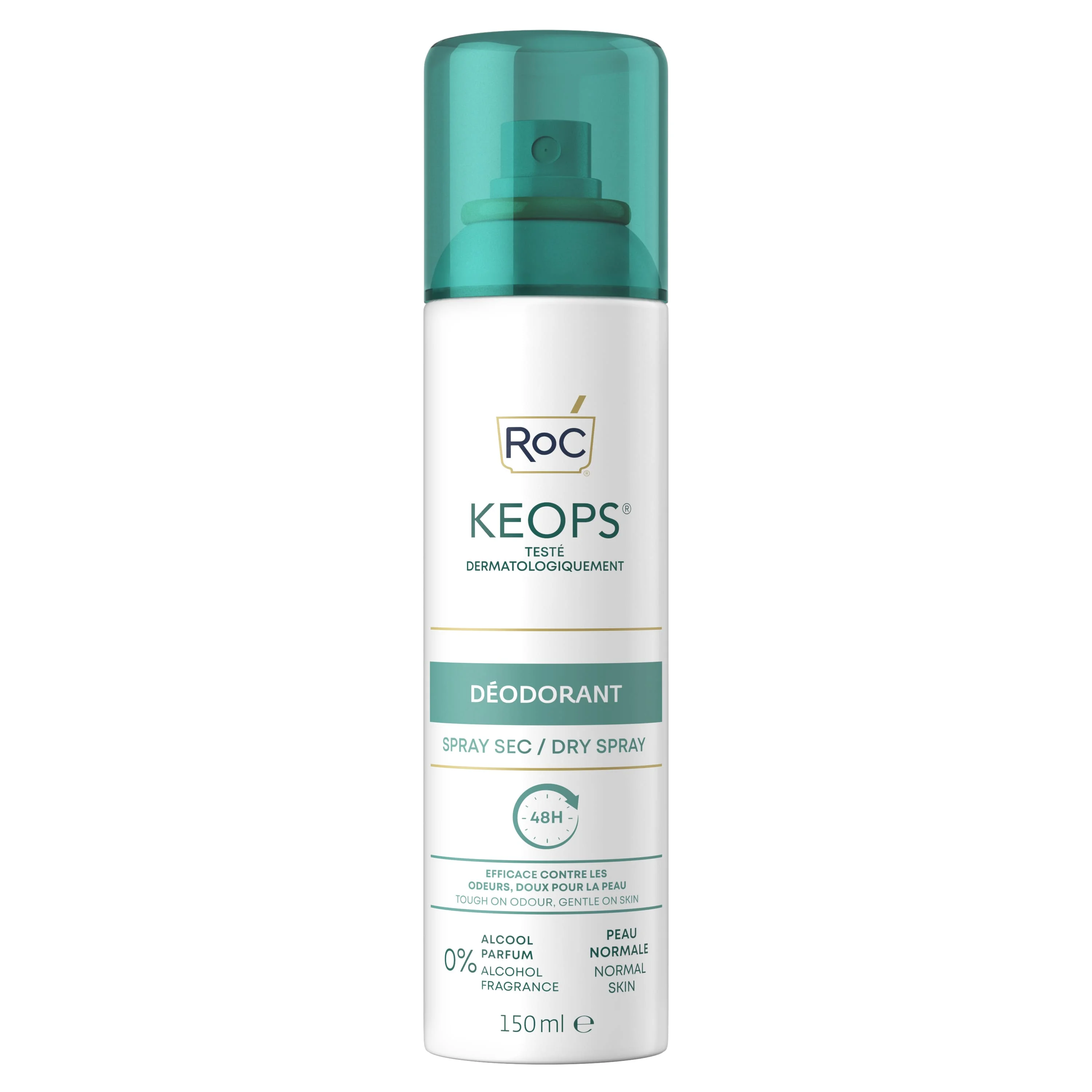 RoC Keops deodorant v spreji-  Dry, 150 ml 150 ml