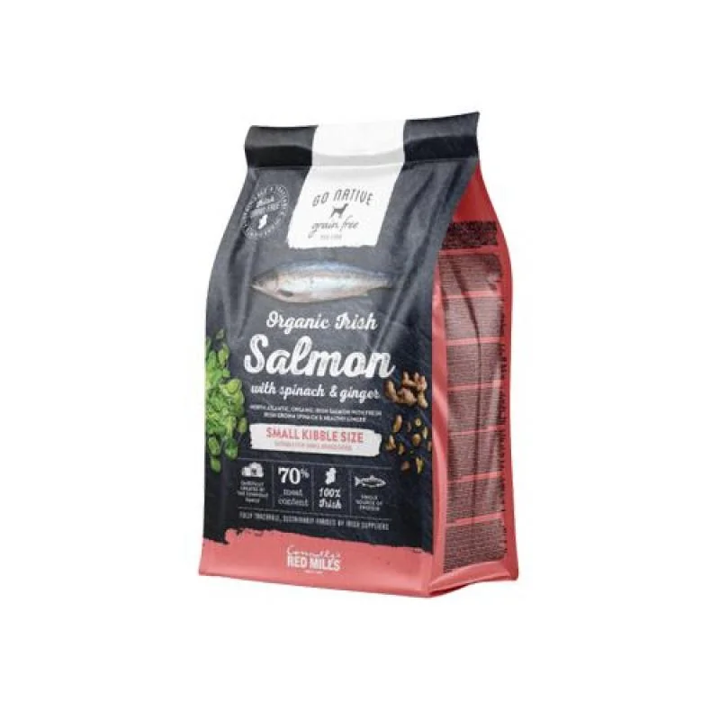 GO NATIVE Small Breed Salmon with Spinach and Ginger 4kg ultraprémiové krmivo pre psov malých plemien s lososom, špenátom a zázvorom