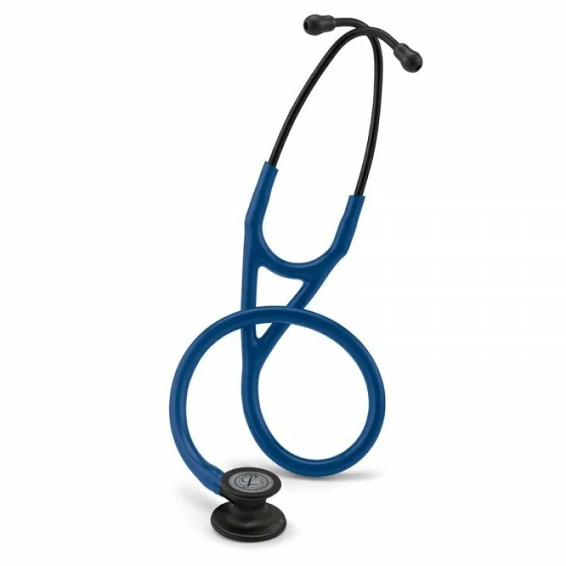 Littmann Cardiology IV 6168 Black Finish Edition, nebesky modrý stetoskop