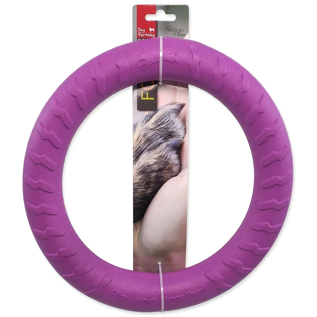 Hračka Dog Fantasy EVA Kruh fialový 30cm