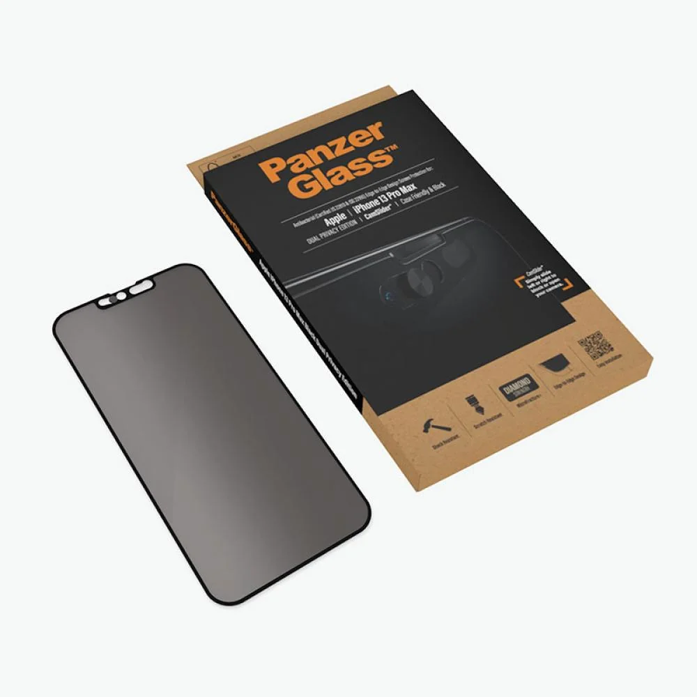 Tvrdené sklo Case Friendly Privacy CamSlider AB pre iPhone 13 Pro Max 1 x 1 kus, ochrana displeja