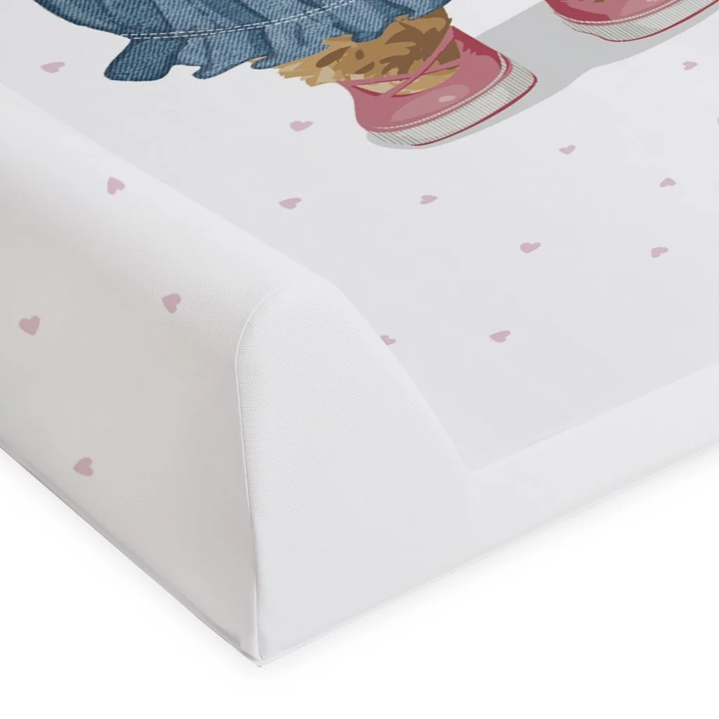 Podložka prebaľovacia 2-hranná s pevnou doskou (50x70) Comfort Fluffy Puffy Lizzy