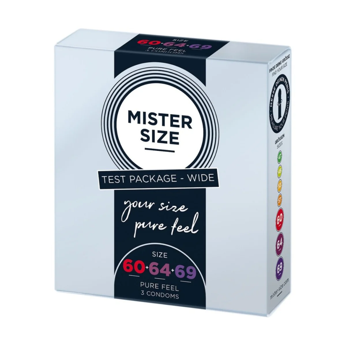Mister Size 60-64-69 mm 3-pack