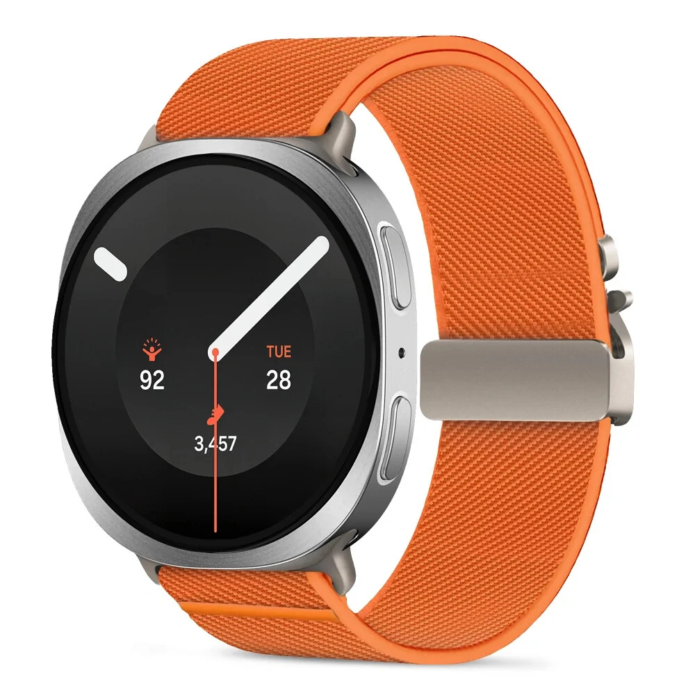 Tech-Protect Nylon Clasp remienok na Samsung Galaxy Watch 8 / 9 / Classic (40 / 44 / 46mm), orange