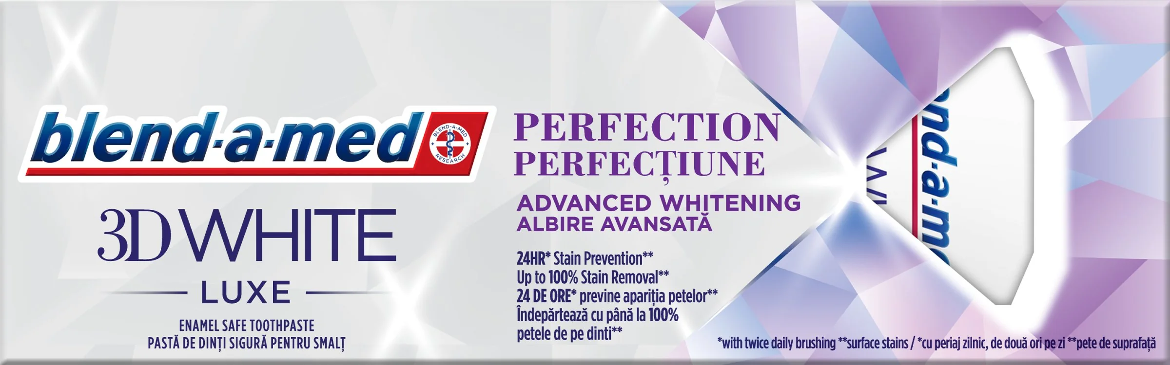 Blend-a-med 3D White Luxe Perfection zubná pasta75ml 1×75 ml, zubná pasta