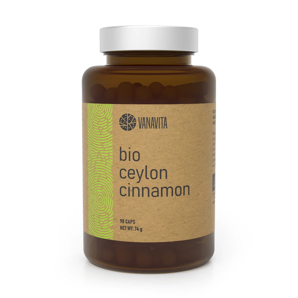 GYMBEAM VANAVITA BIO škorica cejlónska 1×90tbl, cejlónska škorica