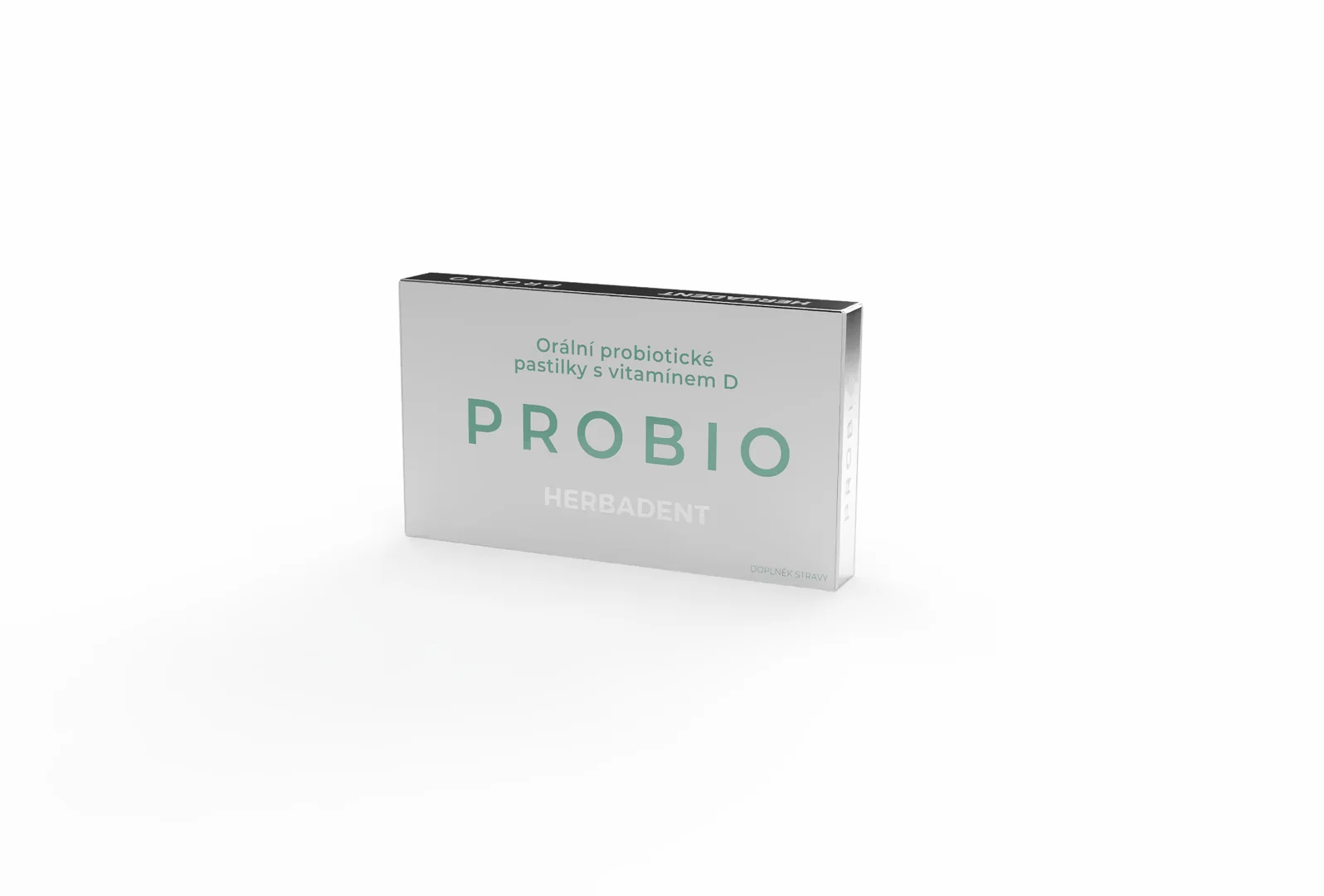 HERBADENT PROBIO Orálne probiotické pastilky s vitamínom D 20 ks