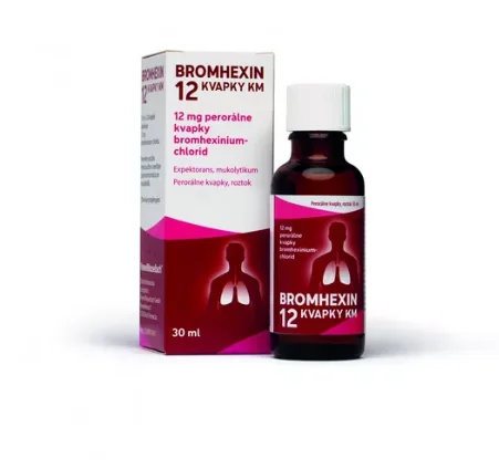 BROMHEXIN 12 KVAPKY KM 1×30 ml, liečivo