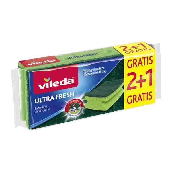 Vileda Ultra Fresh hubka vysoká 1×3 ks, hubka