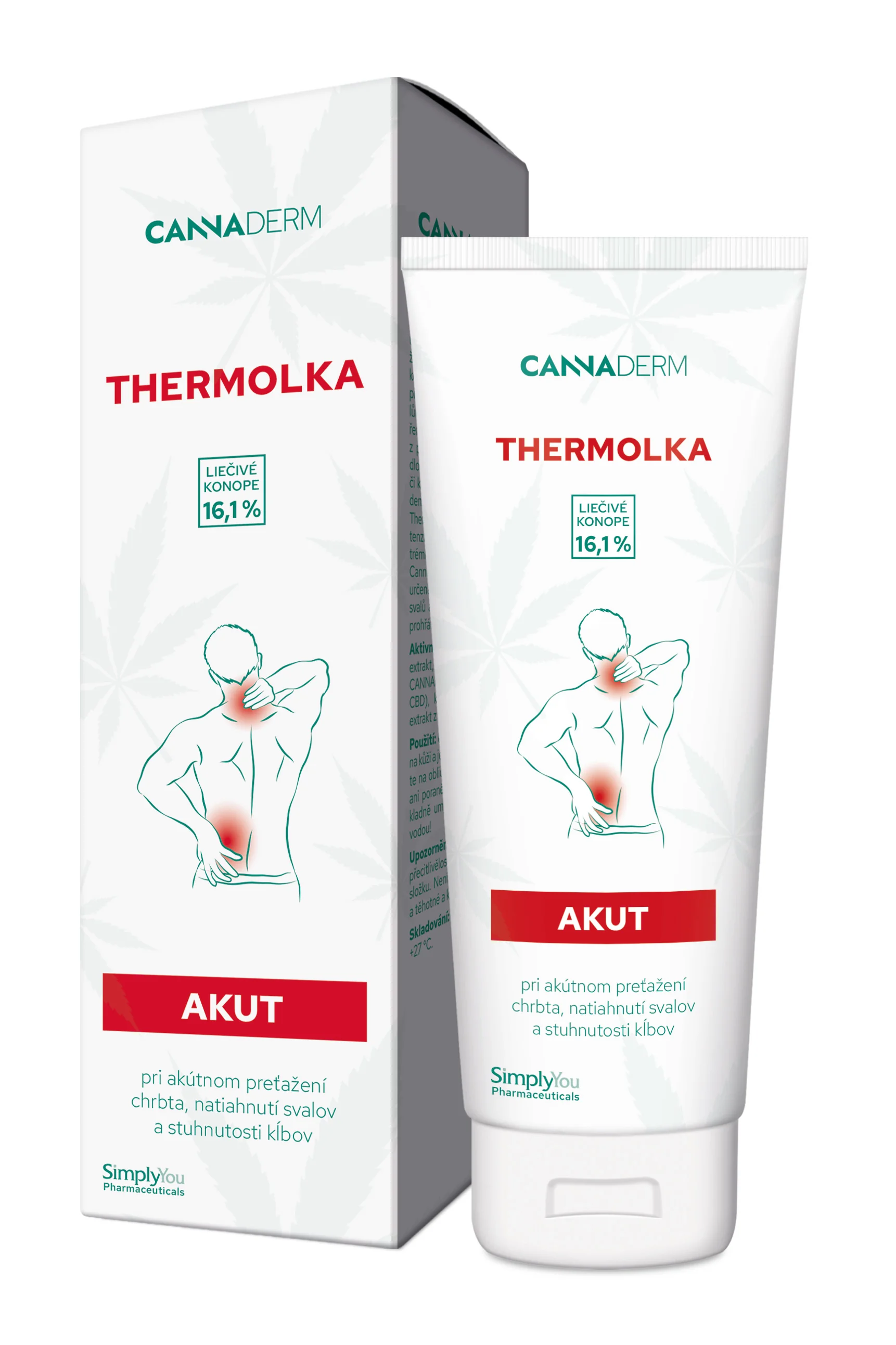 Cannaderm Thermolka AKUT 1×125 ml, masážny gél