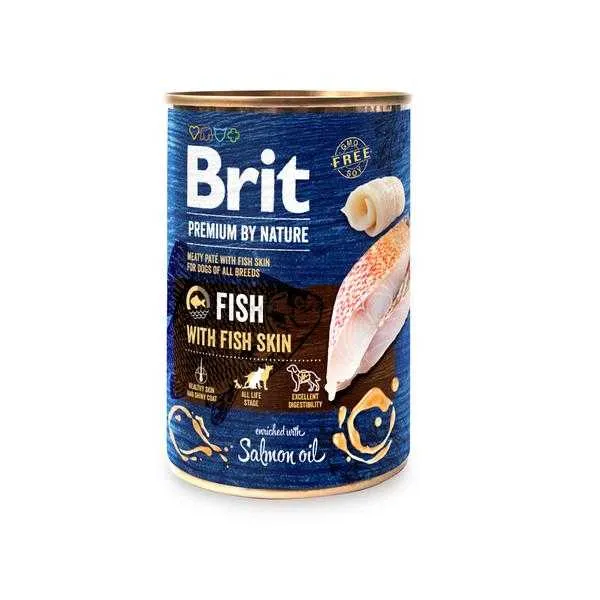 Brit Konzerva Premium By Nature Fish With Fish Skin 400g