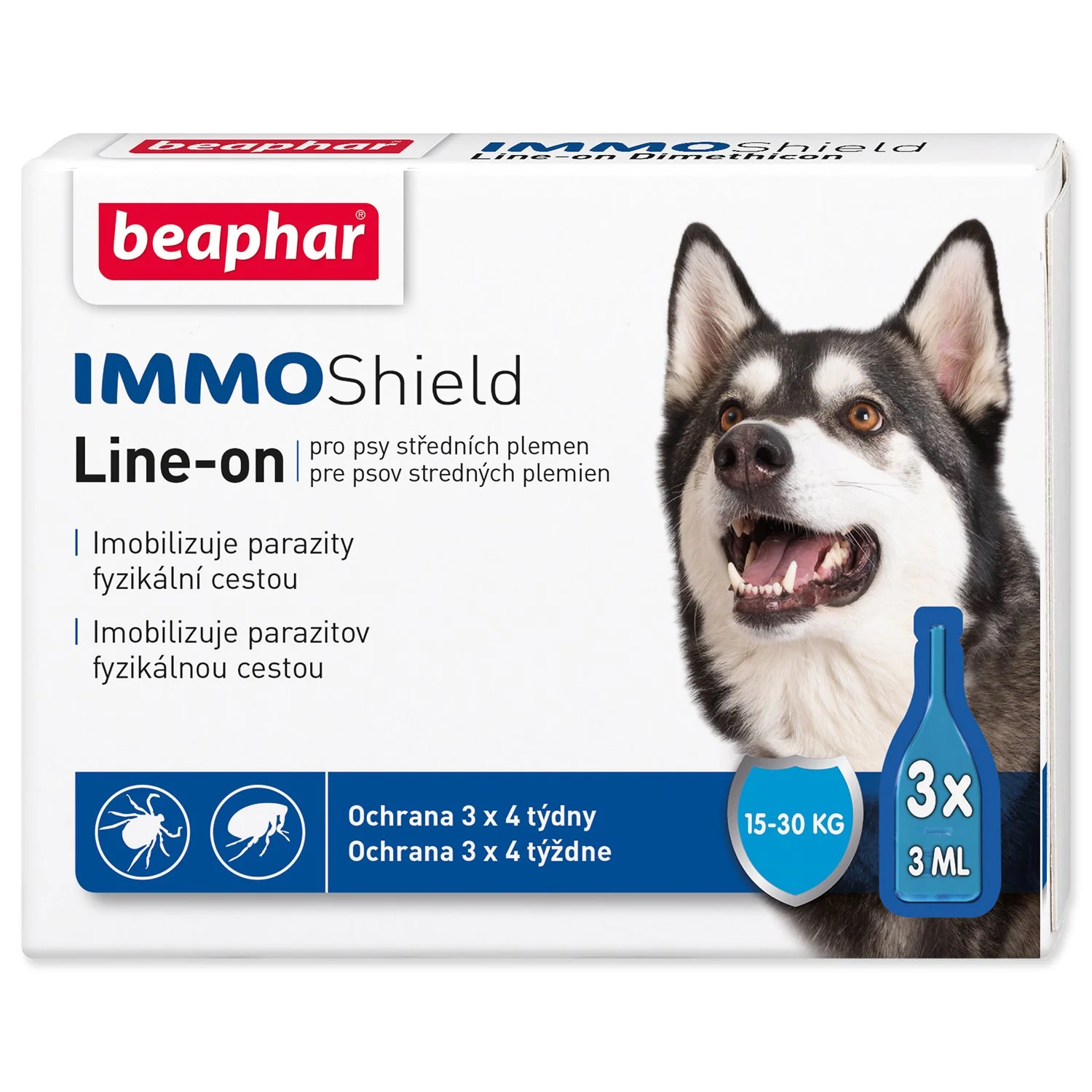 Pipeta Line-on IMMO Shield pes M 3x3ml 3x3ml