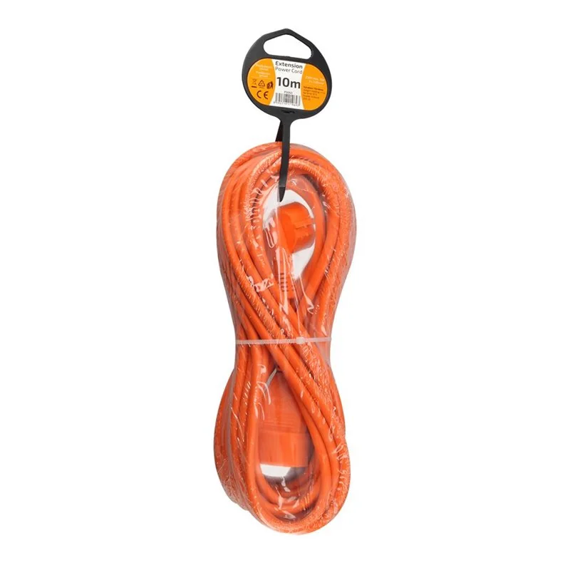 Predlžovací kábel 10m/1z 3x1mm SOLIGHT PS16O orang