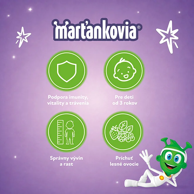 STADA Marťankovia s inulínom 1×30 tbl, cmúľacie