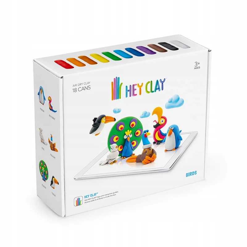 HEY CLAY Birds Modelovacia súprava - Vtáčiky