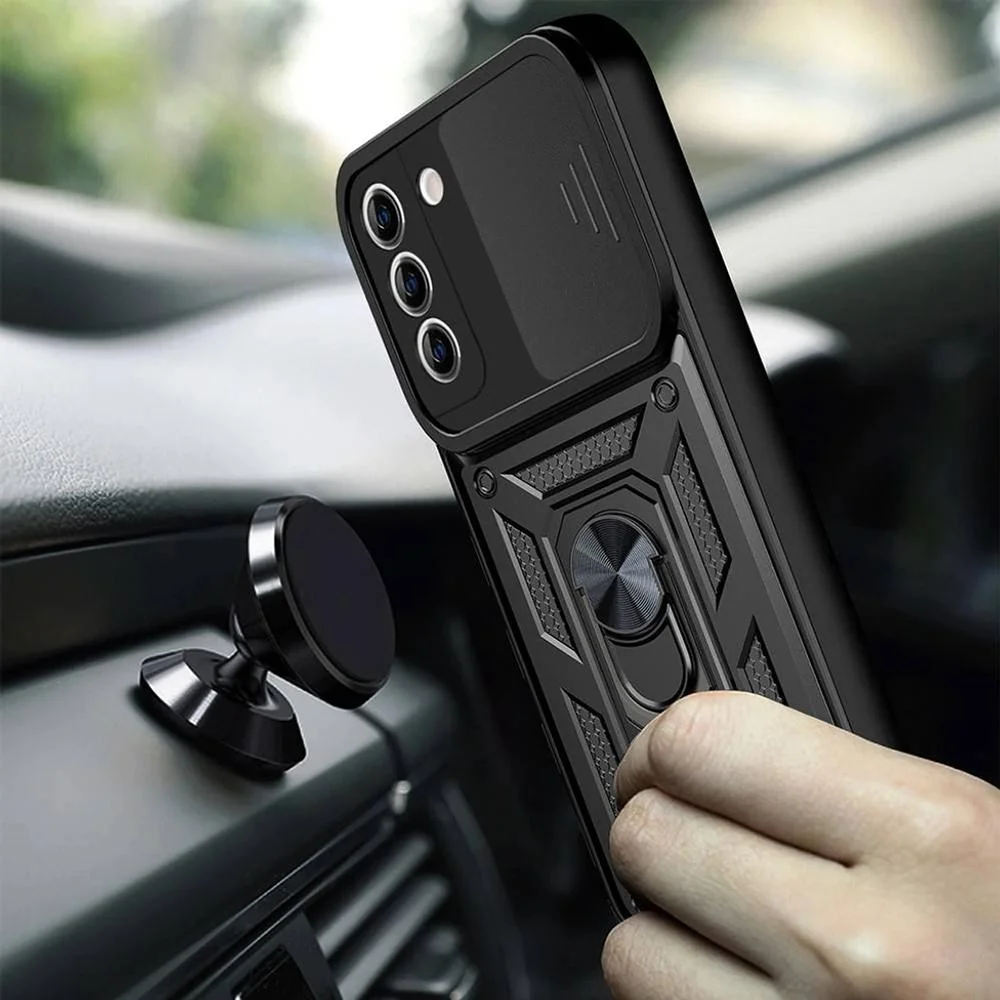 Pancierové púzdro Hybrid Armor Camshield pre Samsung S21 FE