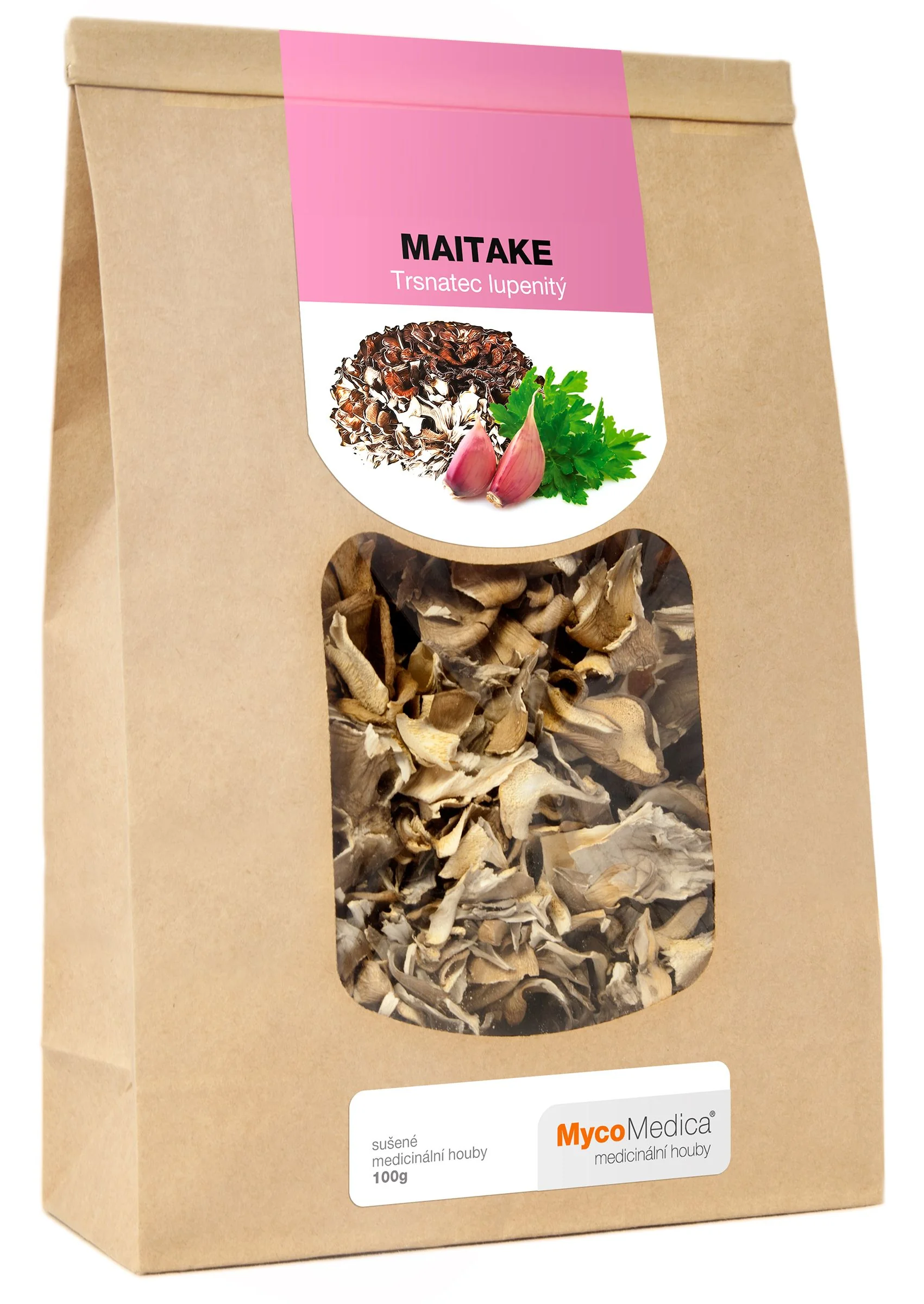 Mycomedica Maitake Sušená 100g 1×100 g, výživový doplnok