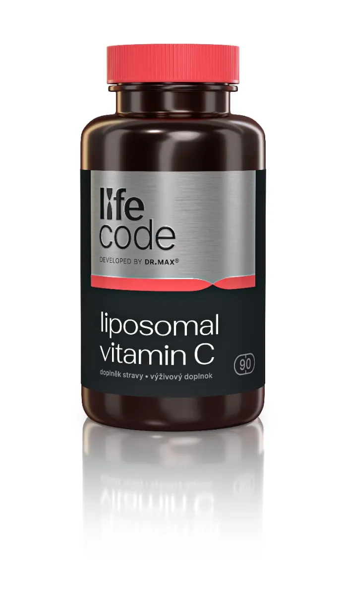 LifeCode developed by Dr. Max liposomal vitamin C 1×90 cps, vitamín C v lipozomálnej forme