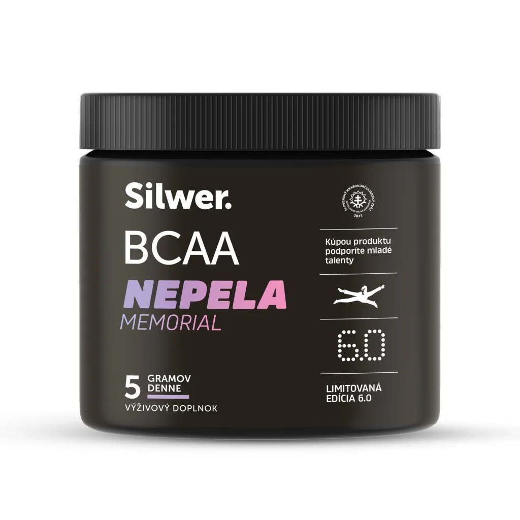 Silwer BCAA NEPELA Memorial 60 dávok. Svaly, regenerácia, energia, vytrvalosť.