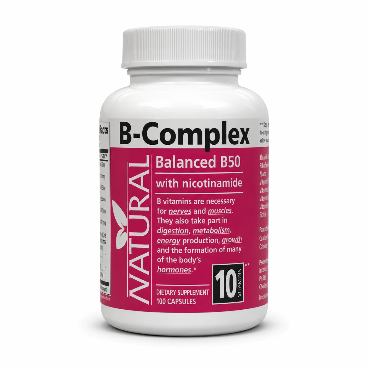 Vitamín B-komplex - 50 mg - 100 kapsúl