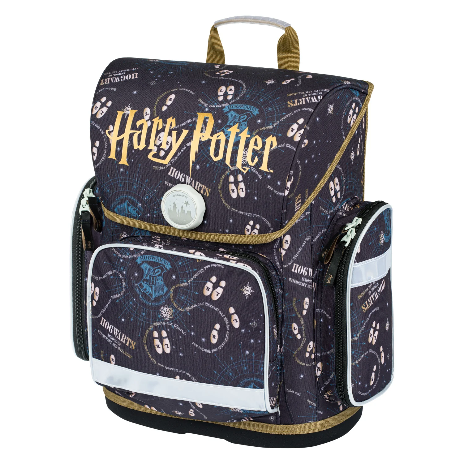 Baagl školská aktovka ERGO Harry Potter – Záškodnícka mapa