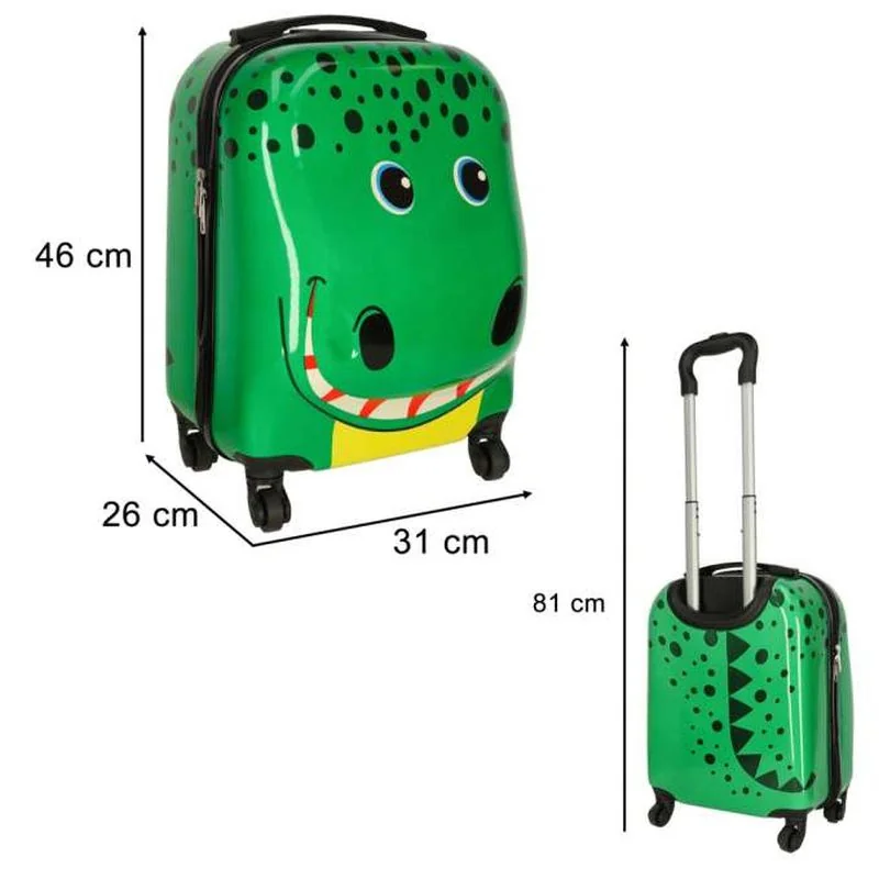 MG Children Travel detský kufor 46 x 31cm, crocodile