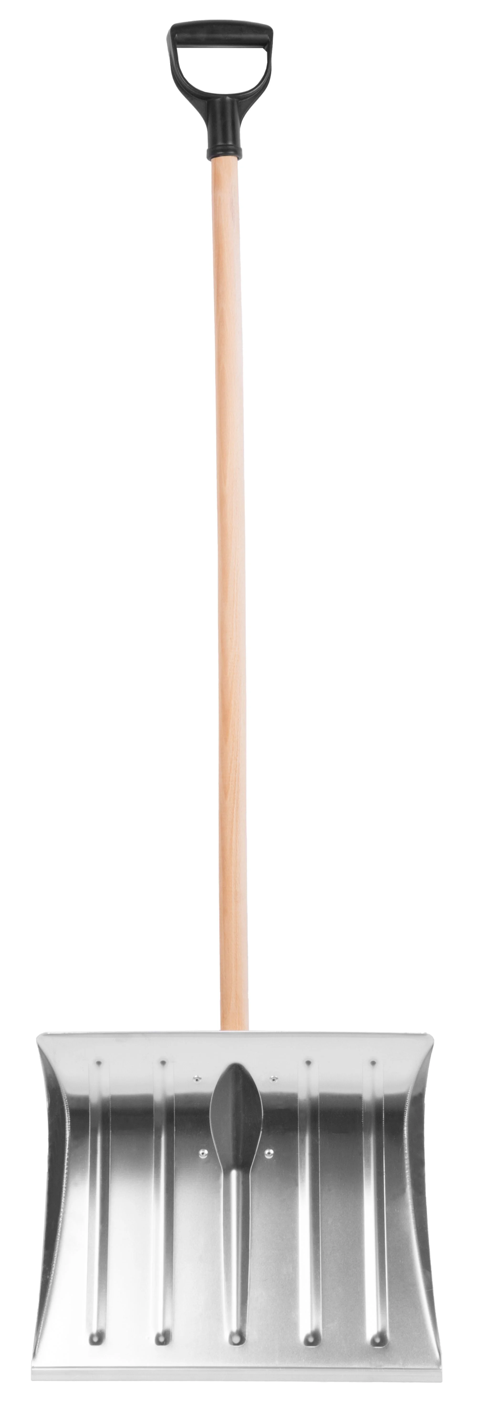 Strend Pro odhrňovač snehu Snowman ALU, 1 ks 400x350 mm, hliníková lopata, drevená násada