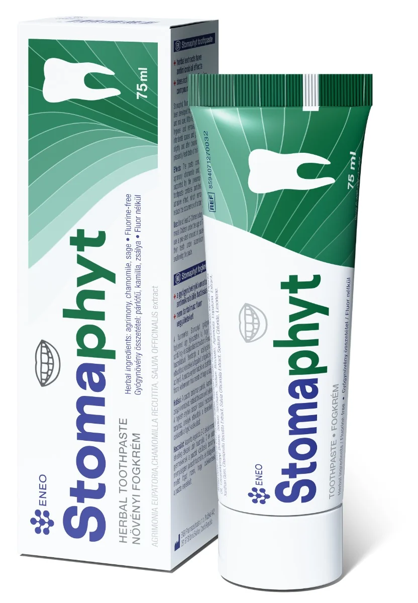Eneo Stomaphyt zubná pasta bez fluóru 1×75 ml, protizápalová a antimikrobiálna
