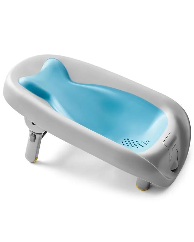 SKIP HOP Lehátko na kúpanie skladacie Moby 0-6m 1×1 ks, modrá farba