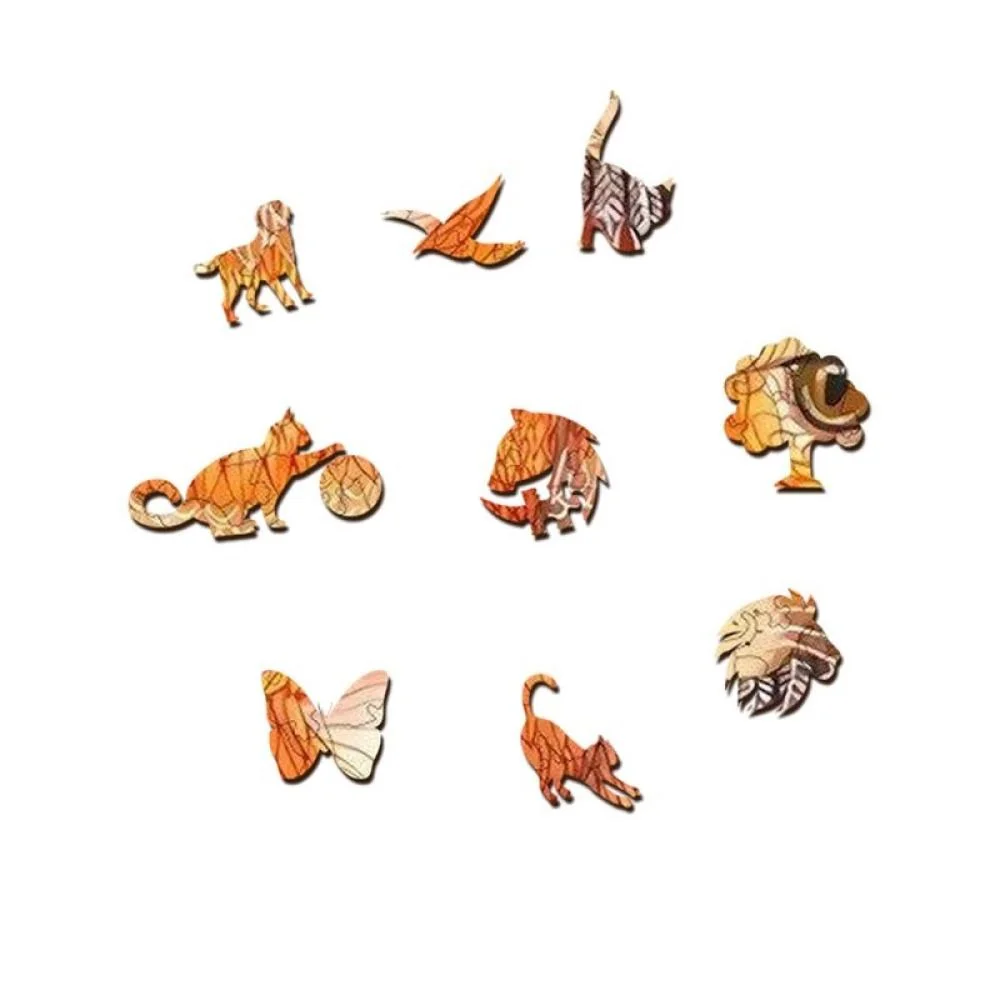 Drevené puzzle Katze/L 197 dielikov, veľkosť L